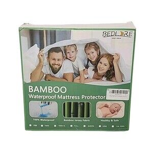 Bedlore Sweet Dream Bamboo Waterproof Mattress Protector Twin XL